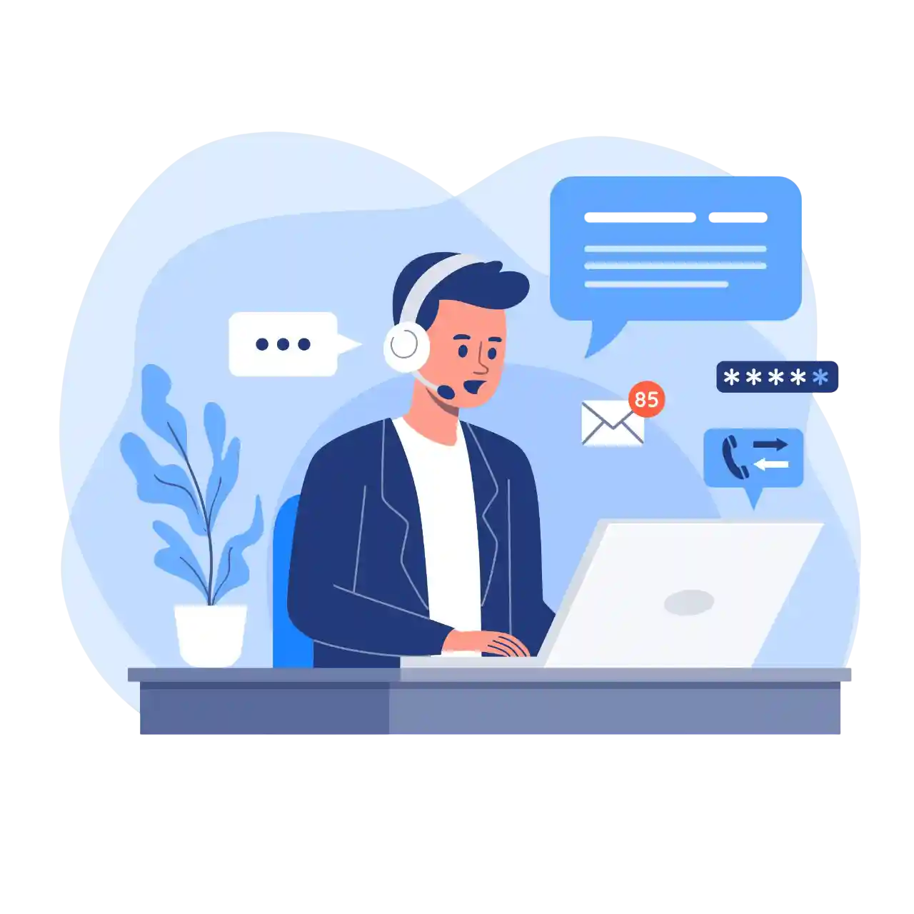 Contact Illustration